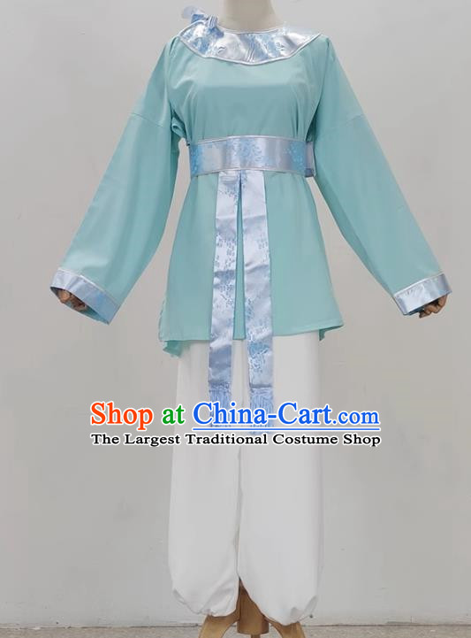 Yue Opera Splitting The Mountain To Save Mother Agarwood Costume Ancient Costume Round Neck Book Children Clothes Huangmei Opera Performance Clothes Baby Clothes