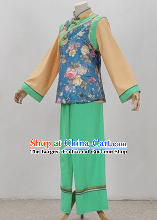 Drama Lao Dan Costumes Ancient Costumes Shaoxing Opera Huangmei Opera Costumes Cai Dan Clothes Matchmaker Opera Costumes