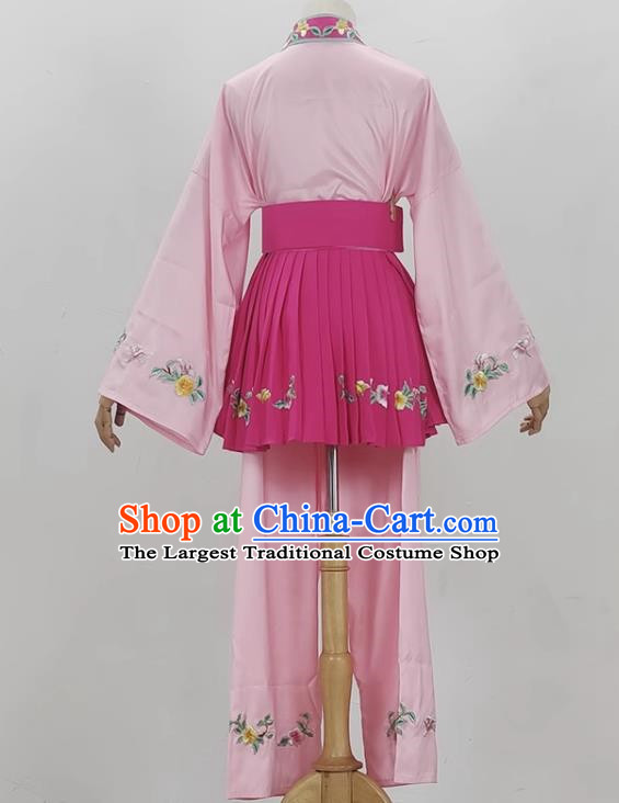 Pink Opera Maid Costumes Ancient Costumes Shaoxing Opera Huangmei Opera Performance Costumes Five Girls Birthday Maid Costumes Stage Performance Costumes