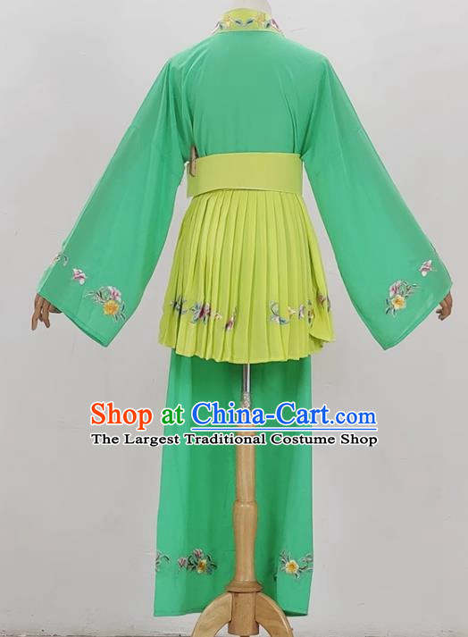 Green Opera Maid Costumes Ancient Costumes Shaoxing Opera Huangmei Opera Performance Costumes Five Girls Birthday Maid Costumes Stage Performance Costumes