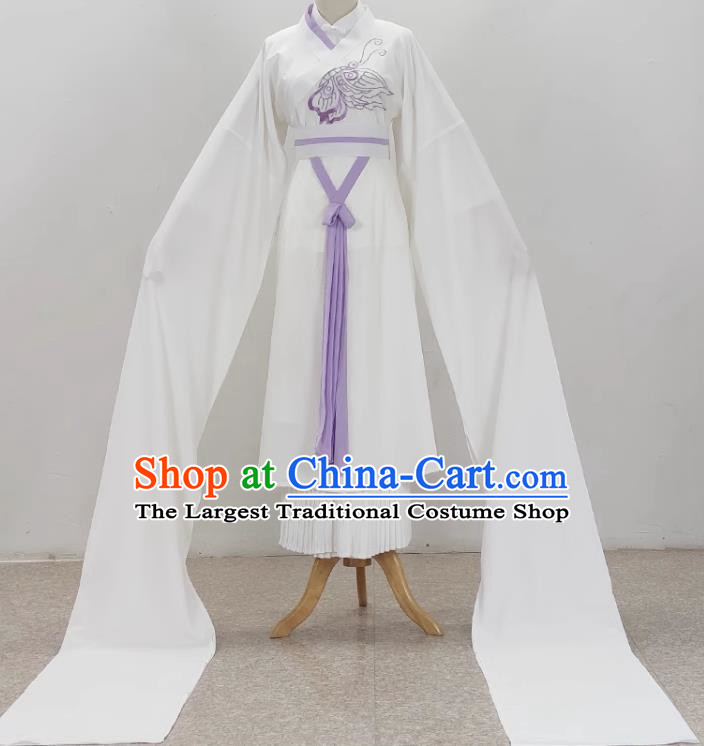 Opera Coffin Splitting Costumes Ancient Costumes Shaoxing Opera Huangmei Opera Costumes Long Water Sleeves Huadan Costumes Dance Performance Costumes