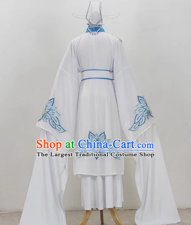 Yue Opera Jade Dragonfly Nun Clothes Costumes Huangmei Opera Performance Costumes Nunnery Recognition Mother Opera Performance Costumes