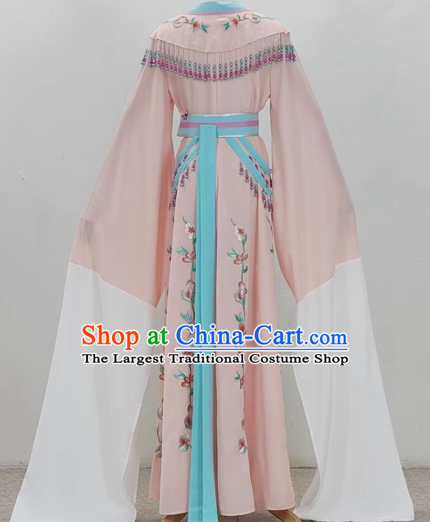 Light Pink Yue Opera Hua Dan Costume Costume Performance Costume Miss Costume Opera Stage Performance Costume