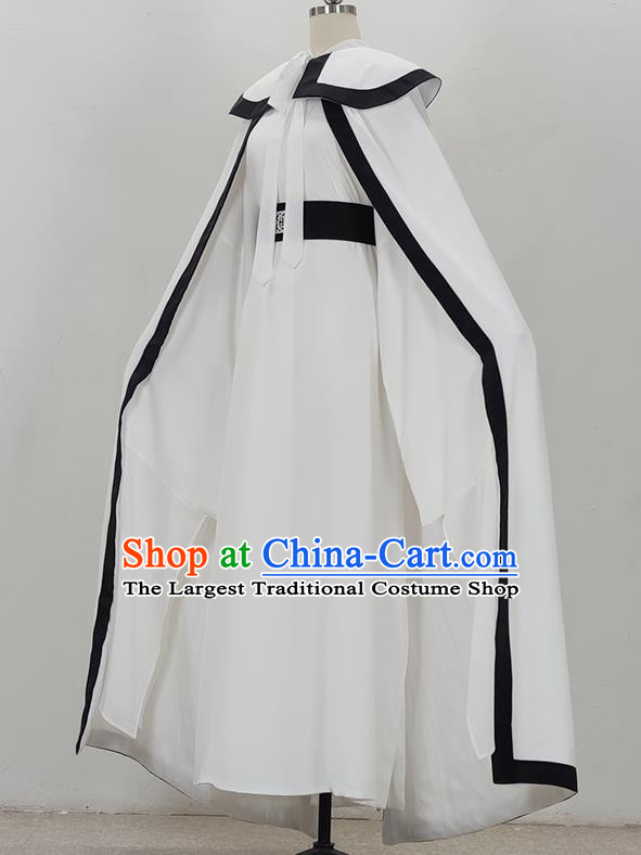 Drama Round Neck Xiaosheng Costumes Crying Spirit Costumes Shaoxing Opera Huangmei Opera Costumes