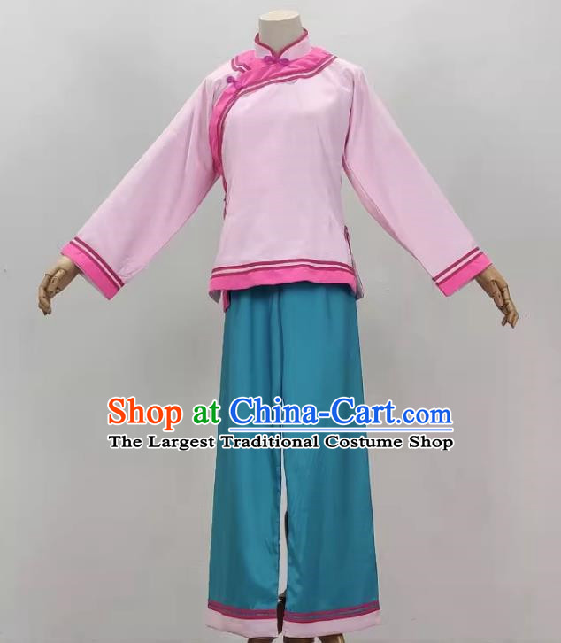 Costumes Jiujin Village Girl Yahuan Clothes Yue Opera Qiong Opera Huangmei Opera Drama Opera Costumes Performance Costumes