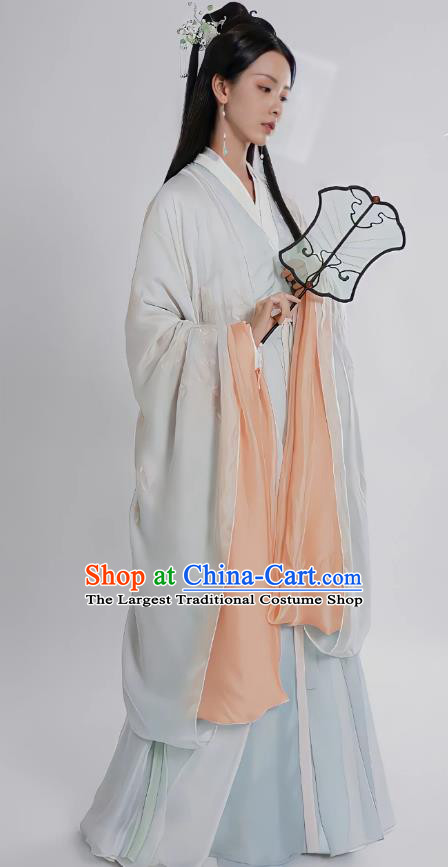 China Xianxia TV Series Ancient Princess Dress Clothing Till The End of The Moon Goddess Ye Bingchang Replica Costumes