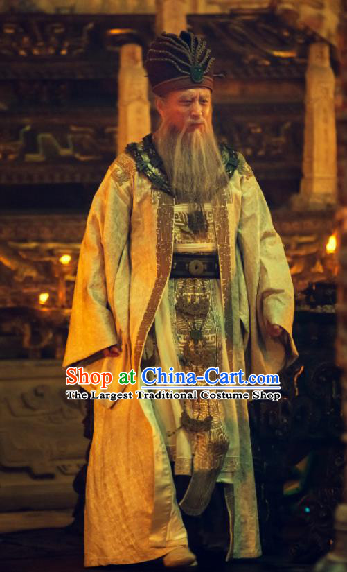 Creation of the Gods I Kingdom of Storms High Priest Bi Gan Clothing China Film Ancient Shang Dynasty Official Costumes