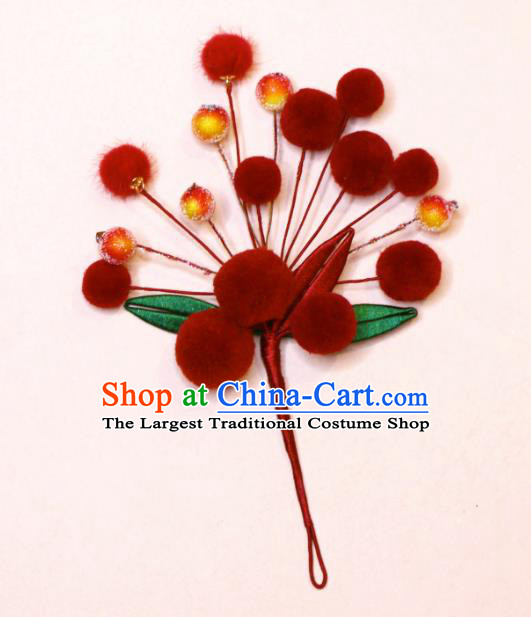 China Handmade Hanfu Hair Stick Ancient Young Woman Hair Jewelry Ming Dynasty Princess Hairpin