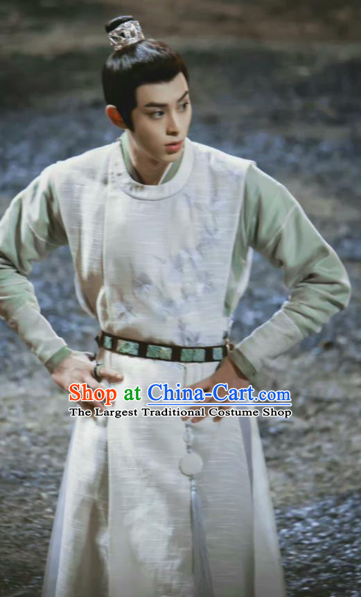 TV Drama Unchained Eunuch Xiao Duo Outfit Chinese Traditional Young Hero Hanfu Clothing Ancient Swordsman Costumes
