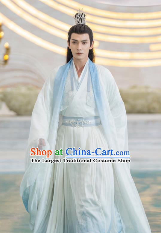 China Ancient King Costumes Drama Chong Zi Venerable Chong Hua Clothing