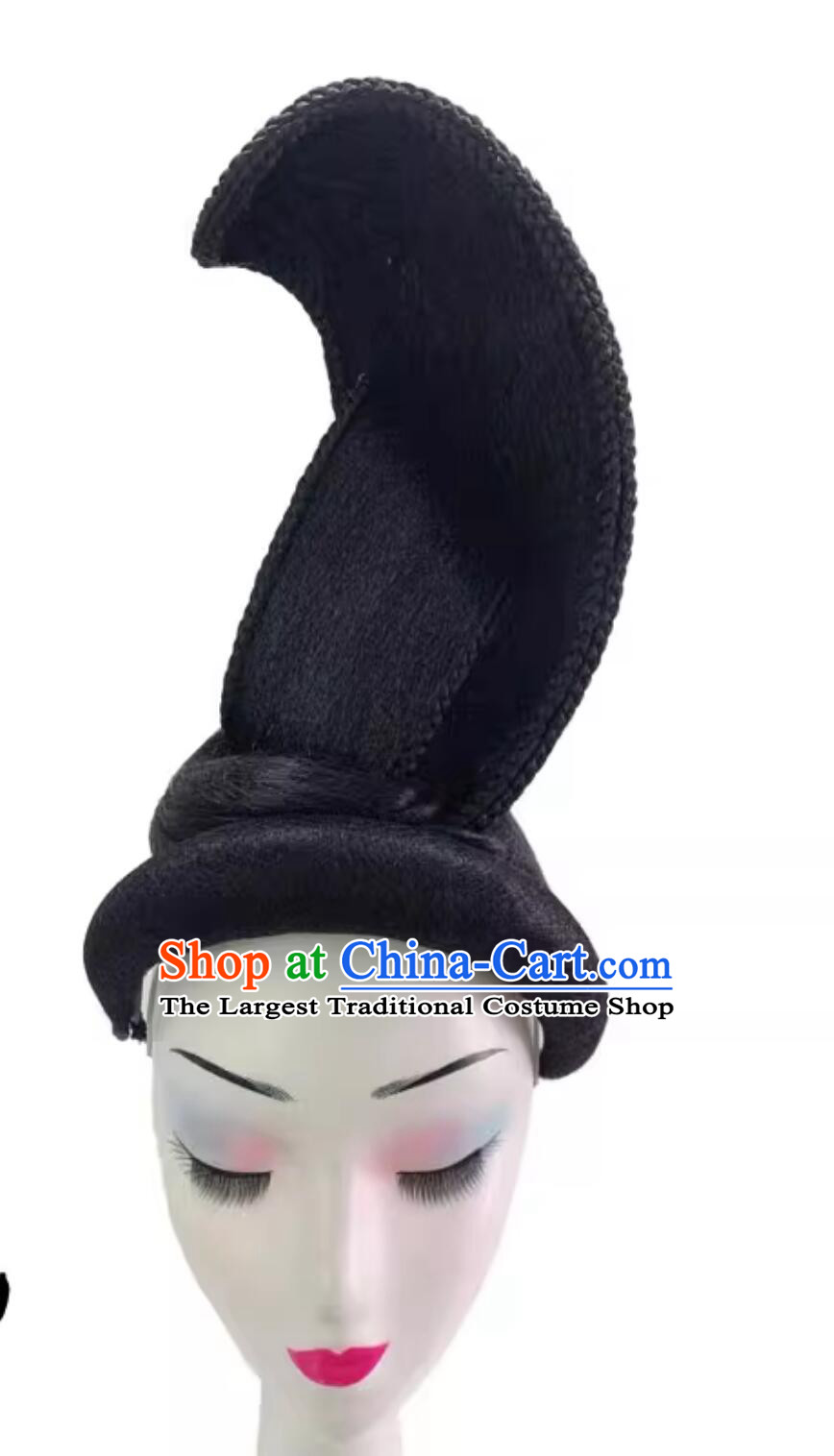 Chinese Classical Dance Headdress Spring Festival Gala A Tapestry of a Legendary Land Zhi Ci Qind Lv Dance Hair Piece