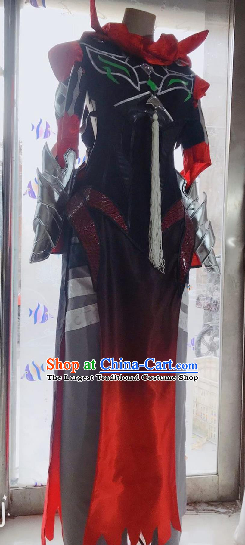 Ancient Chinese Clothing Cosplay Online Game Sword Heroes Fate Ju Bie Qing Costume China Wuxia Swordswoman Dress
