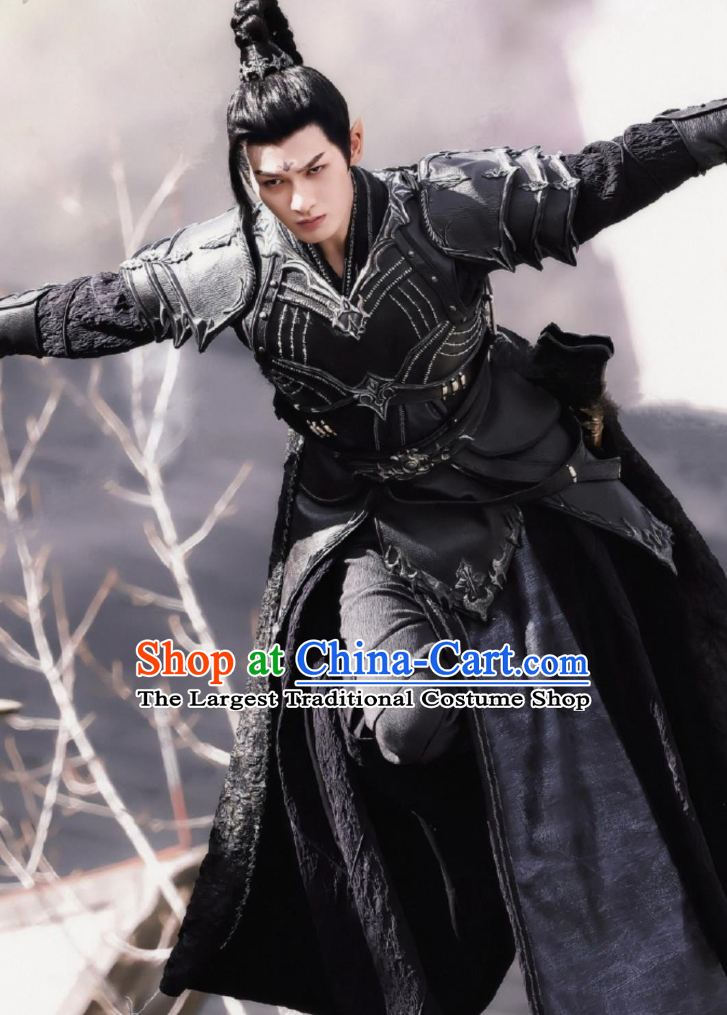 Ancient China Young General Clothing Traditional Chinese Hanfu Wuxia TV Series Drama Burning Flames Warrior Nitian Erxing Costume