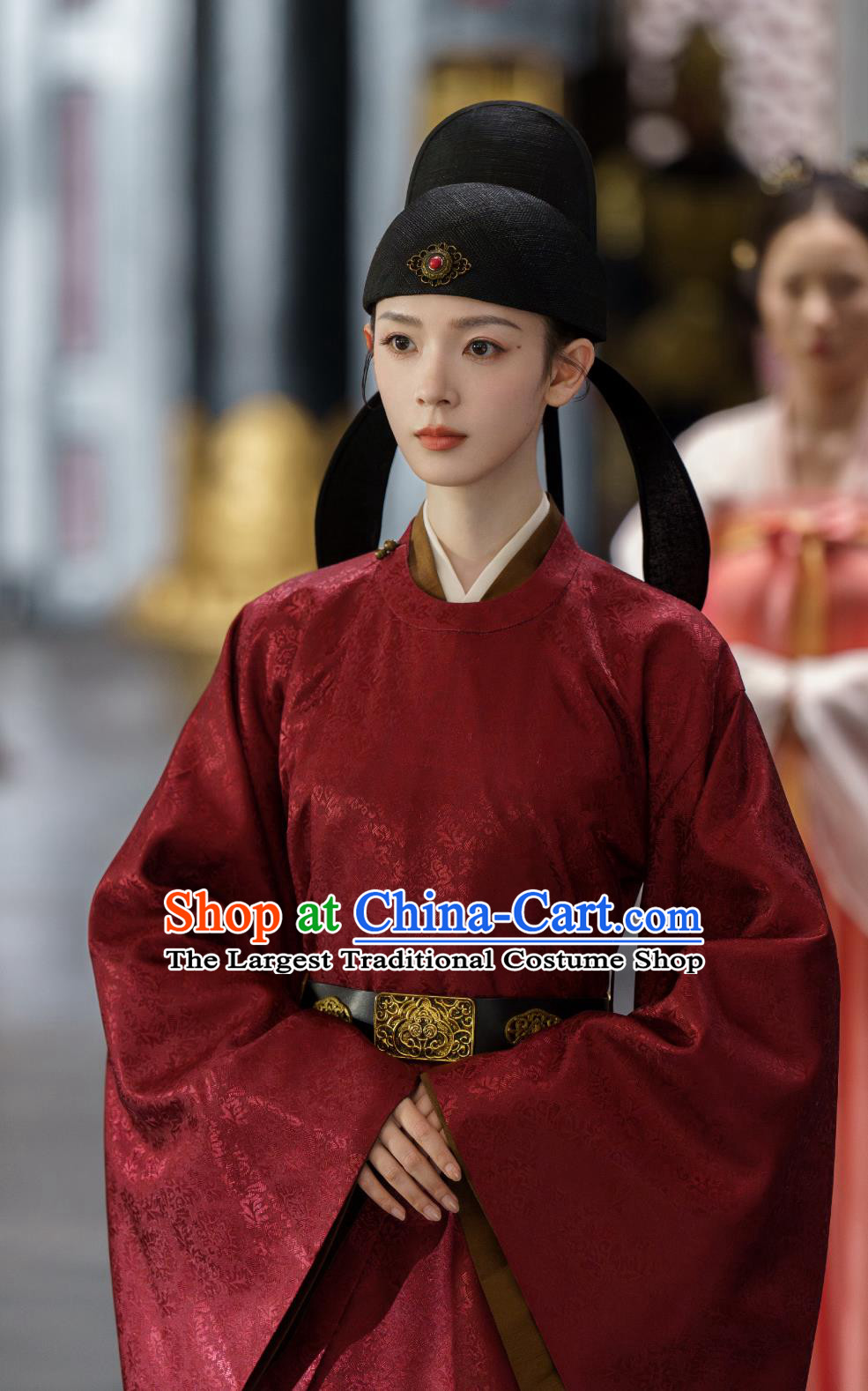 Ancient China Female Offical Clothing Traditional Chinese Tang Dynasty Hanfu TV Series Drama Follow Your Heart Princess Jiang Suo Luo Costume