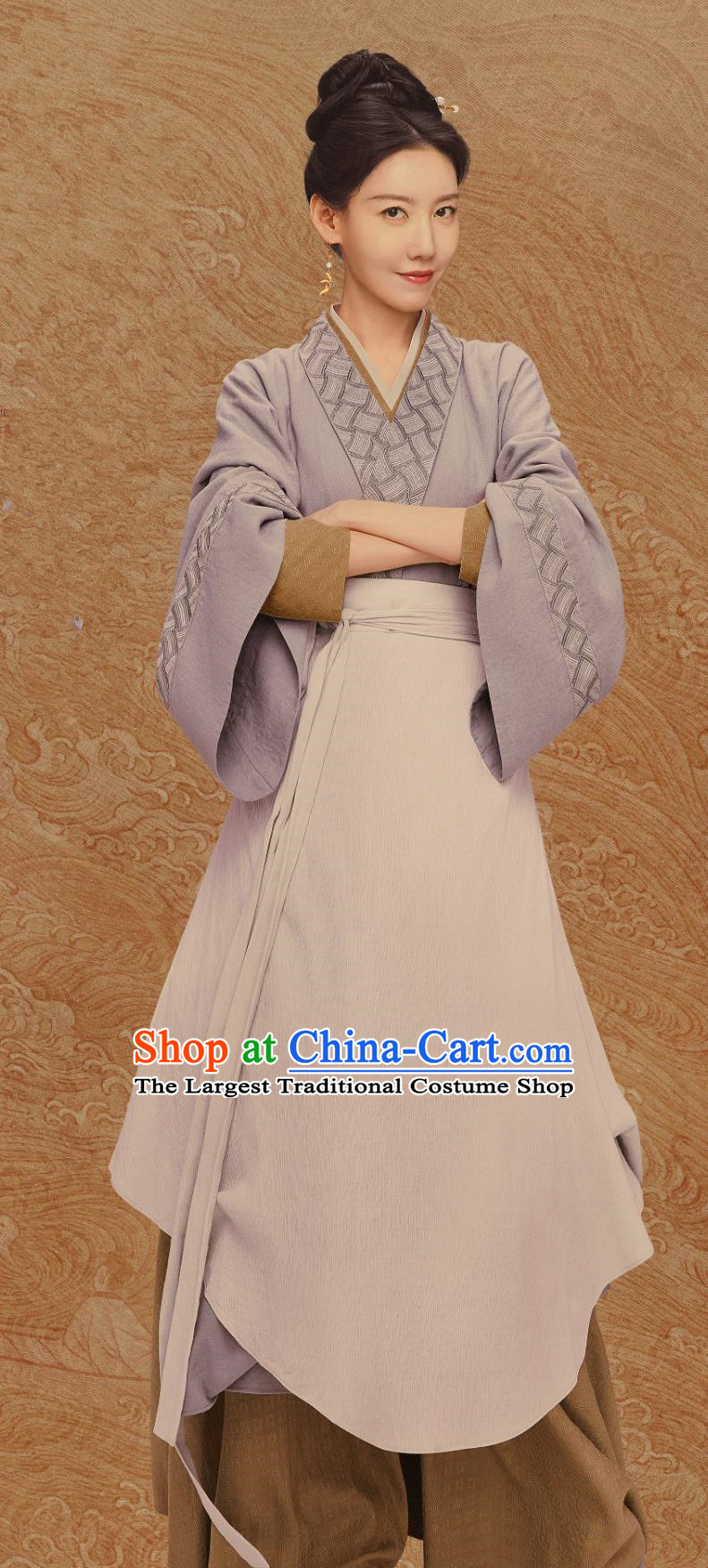 TV Series Qing Yu Nian Madam Wang Costume Ancient China Country Woman Clothing Traditional Chinese Hanfu Dress