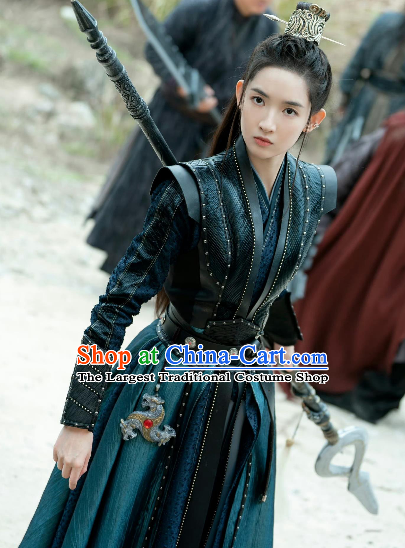 TV Series Drama Tiger and Crane Female General Zhao Xin Tong Costume Ancient China Swordswoman Clothing Traditional Chinese Hanfu Dress