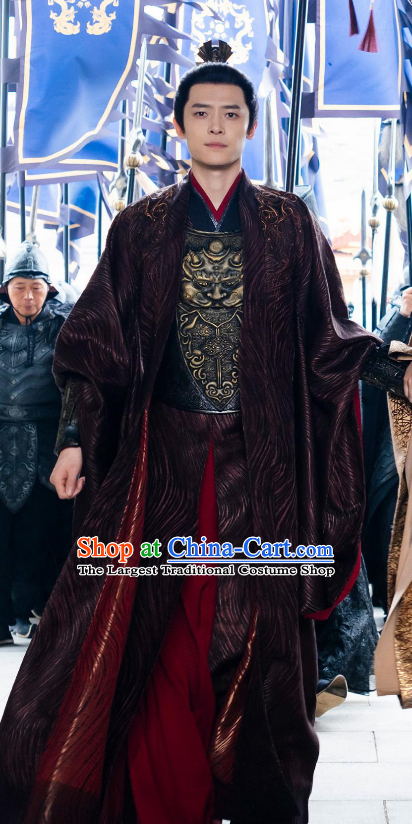 Traditional Chinese Hanfu TV Series Qing Yu Nian Prince Of Nanqing Li Cheng Ru Costume Ancient China Swordsman Armor Clothing