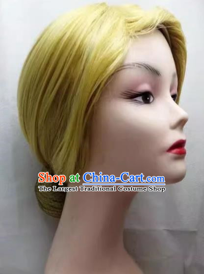 Marie Curie Cosplay Wig Blonde Woman with Hair