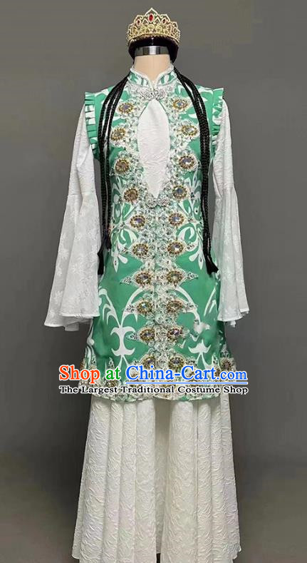 Xinjiang Dance Costumes Tianshan Girl Performance Costumes Large Swing Skirts Hui Costumes Minority Costumes For Women