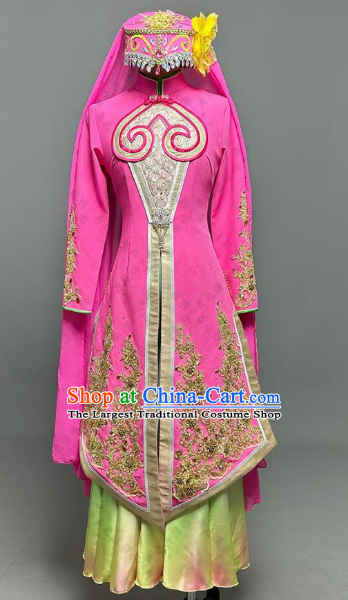 Xinjiang Uyghur Dance Costumes Ethnic Minority Costumes Stage Performance Costumes Hui Girls