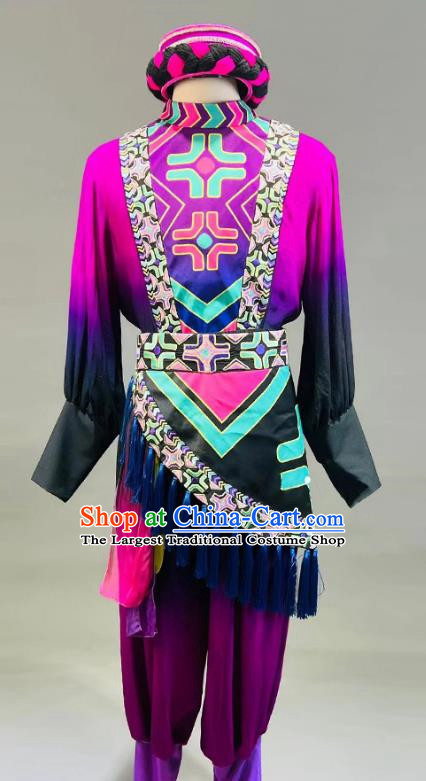 Men Ethnic Minority Performance Costumes Xinjiang Dance Costumes Uyghur Costumes For Stage Performances