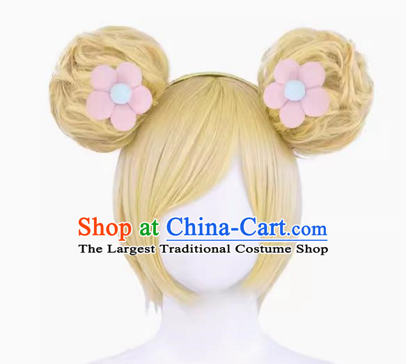 Little Flower Fairy Xia Anan Cos Wig Flower God Hair Accessories Big Hair Bag Flower Fairy Magic Envoy