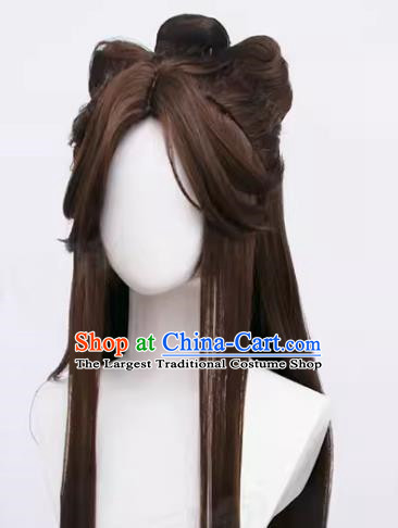 King Guangling Cos Jiangdong Qiaoying Cos Wig Code Name Kite Bow Leaf Tassel Daqiao