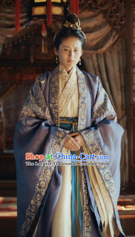 Chinese Ancient Ming Dynasty Queen Clothing TV Series The Imperial Age Empress Xu Miao Yun Dresses