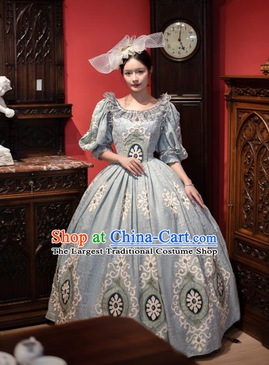 European Style Court Dress European Medieval British Aristocratic Retro Victorian Era Costume Photo Stage Clothing