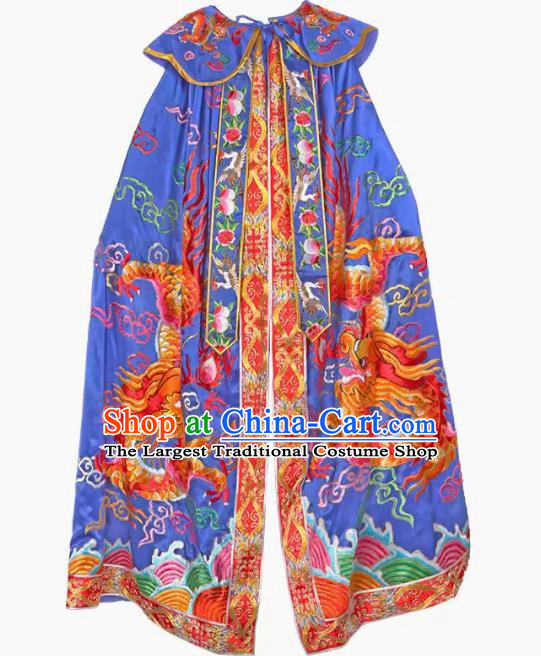 Blue Jade Emperor God 1.5 Meter Statue Large Cloak Buddhist Temple Decoration Buddha Statue God Embroidered Dragon Shawl Double Dragon Robe