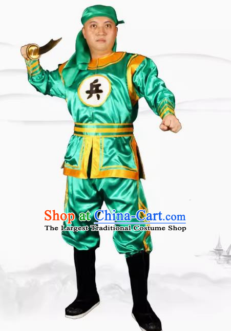 Chinese Ancient Costume Uniforms Military Uniforms Qing Dynasty Role Performance Uniforms Military Uniforms Ancient Soldier Official Uniforms Performance Costumes