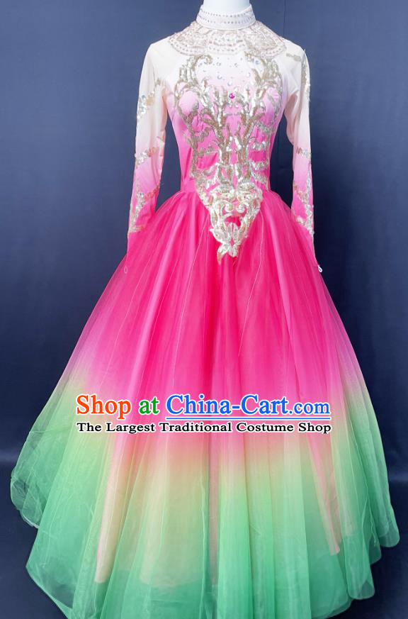 CCTV Spring Festival Gala All The Best Same Style Costumes Opening Dance Swing Skirt Song And Dance Long Skirt