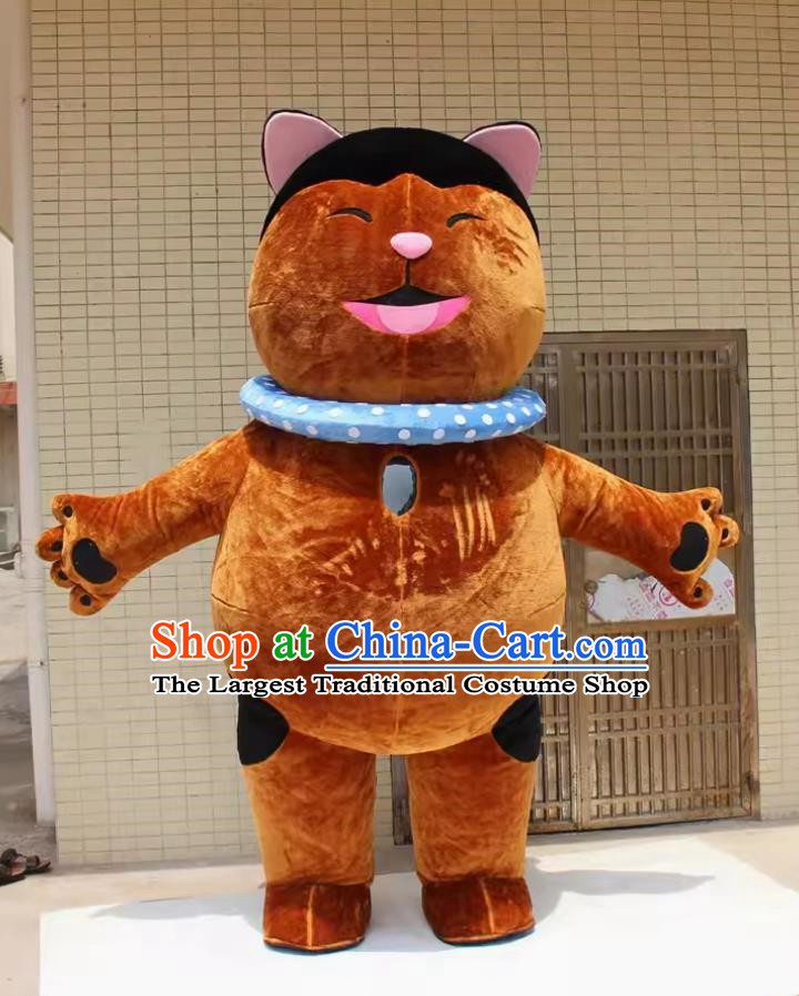 Large Inflatable Lucky Cat Custom Made Human Wearing Cat Adult Doll Event Costume Outdoor Business Performance Promotional Doll