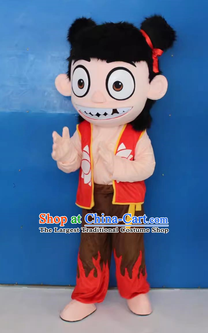 Nezha Demon Boy Comes To The World Doll Costume Nezha Naohai Cartoon Adult Clothing Pedestrians Wear Cartoon Doll Clothes