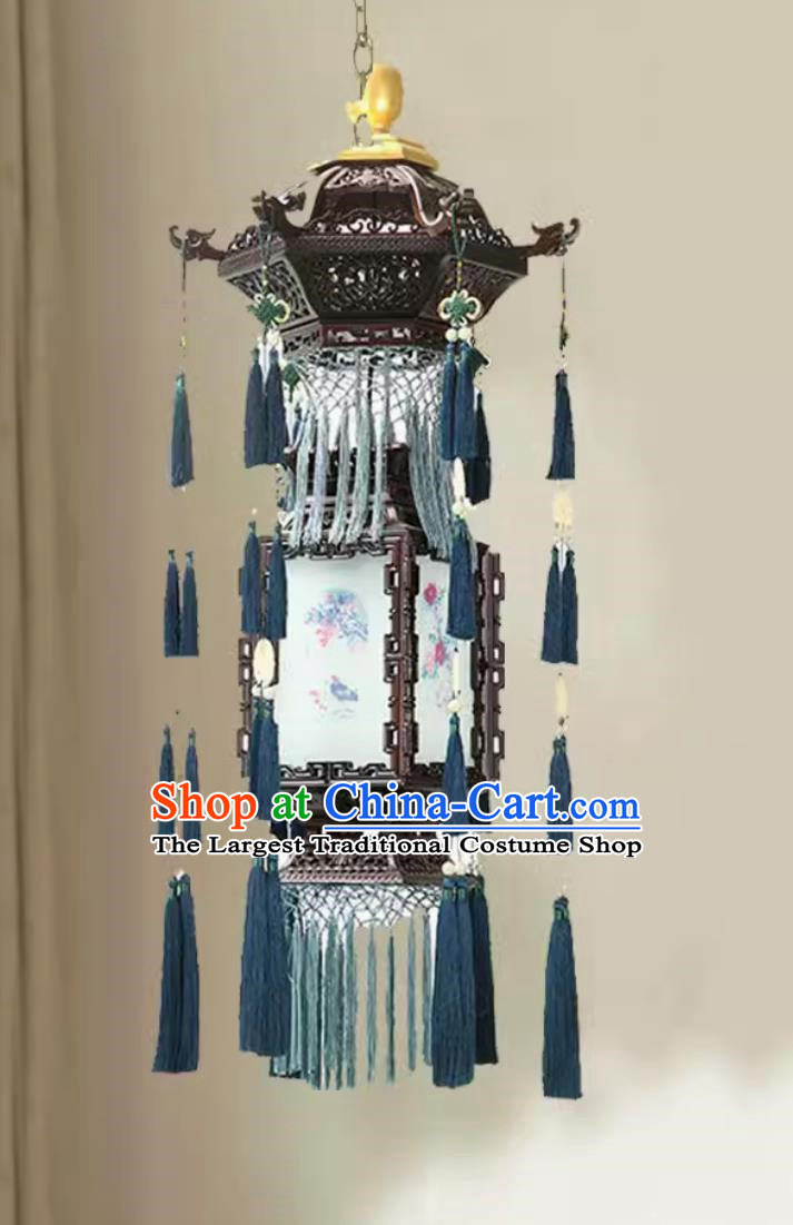 110cm Forbidden City Palace Chandelier Chinese Style Solid Wood Palace Lantern Classical Temple Palace Lantern