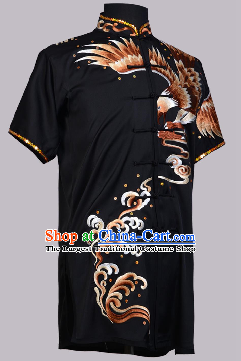 Martial Arts Embroidered Eagle Martial Arts Uniform Colorful Uniform Competition Performance Athletic Changquan Nanquan Physical Examination Uniform