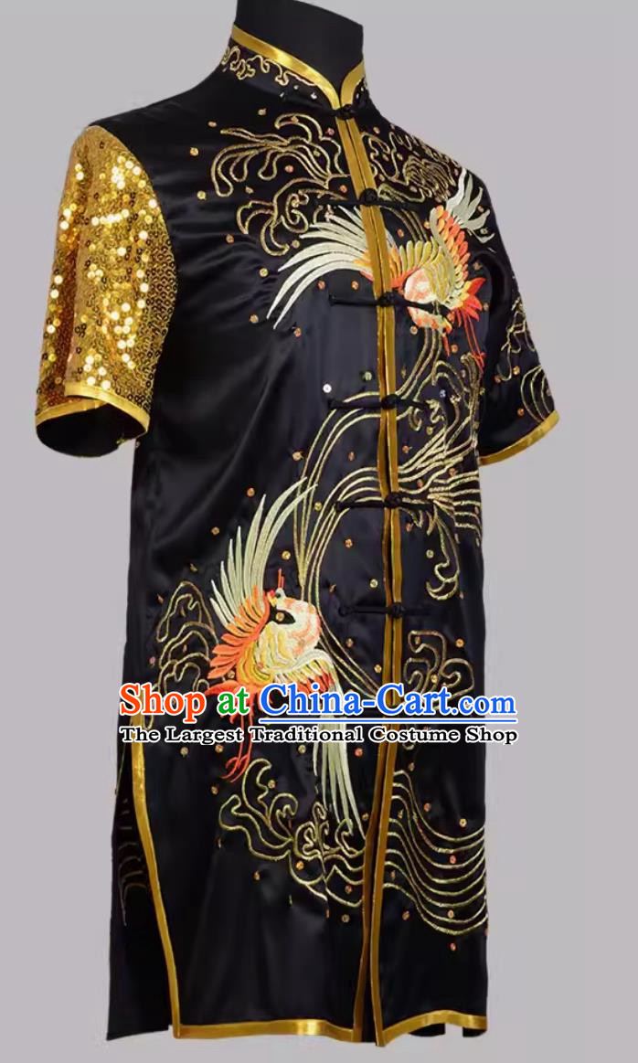 Martial Arts Uniforms New Embroidered Crane Colorful Adult Children Men And Women Competition Performance Uniforms Team Practice Uniforms