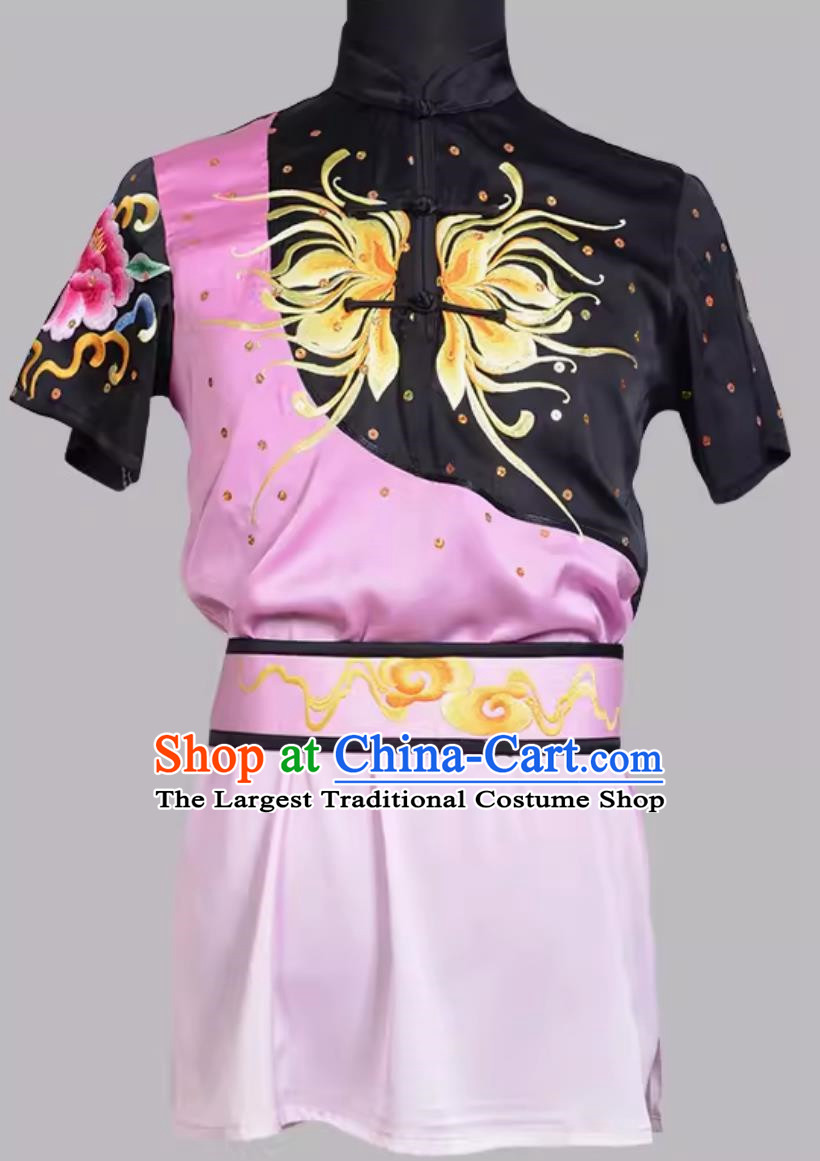 Martial Arts Uniforms Contrast Color Design Gradient Performance Uniforms Customized Competition Uniform Suits