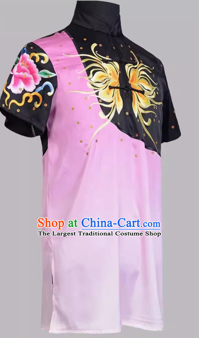 Martial Arts Uniforms Contrast Color Design Gradient Performance Uniforms Customized Competition Uniform Suits