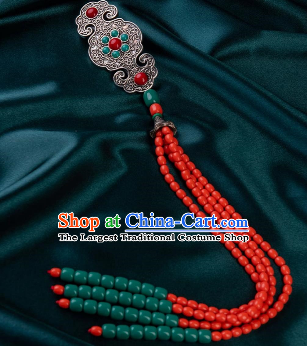 Ethnic Mongolian Necklaces Jewelry Exotic Clothing Hangings Handmade Creative Beads Clothing And Accessories