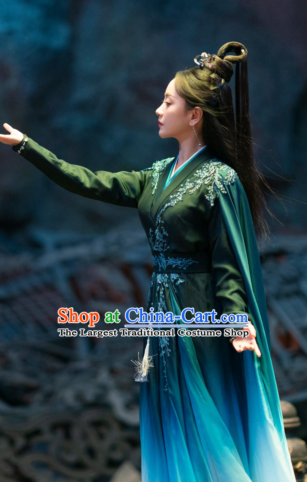 Ancient Chinese Superheroine Clothing China TV Series Back From The Brink the Leader of the Guan Han Sect Su Ying Costumes