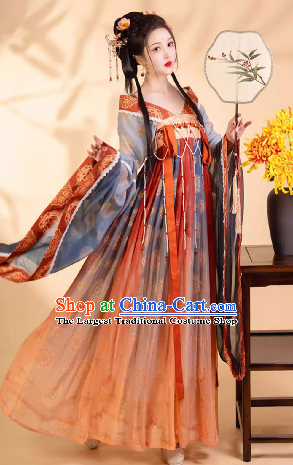 Traditional Woman Hanfu Ancient China Goddess Costume Chinese Southern and Northern Dynasties Royal Princess Dress
