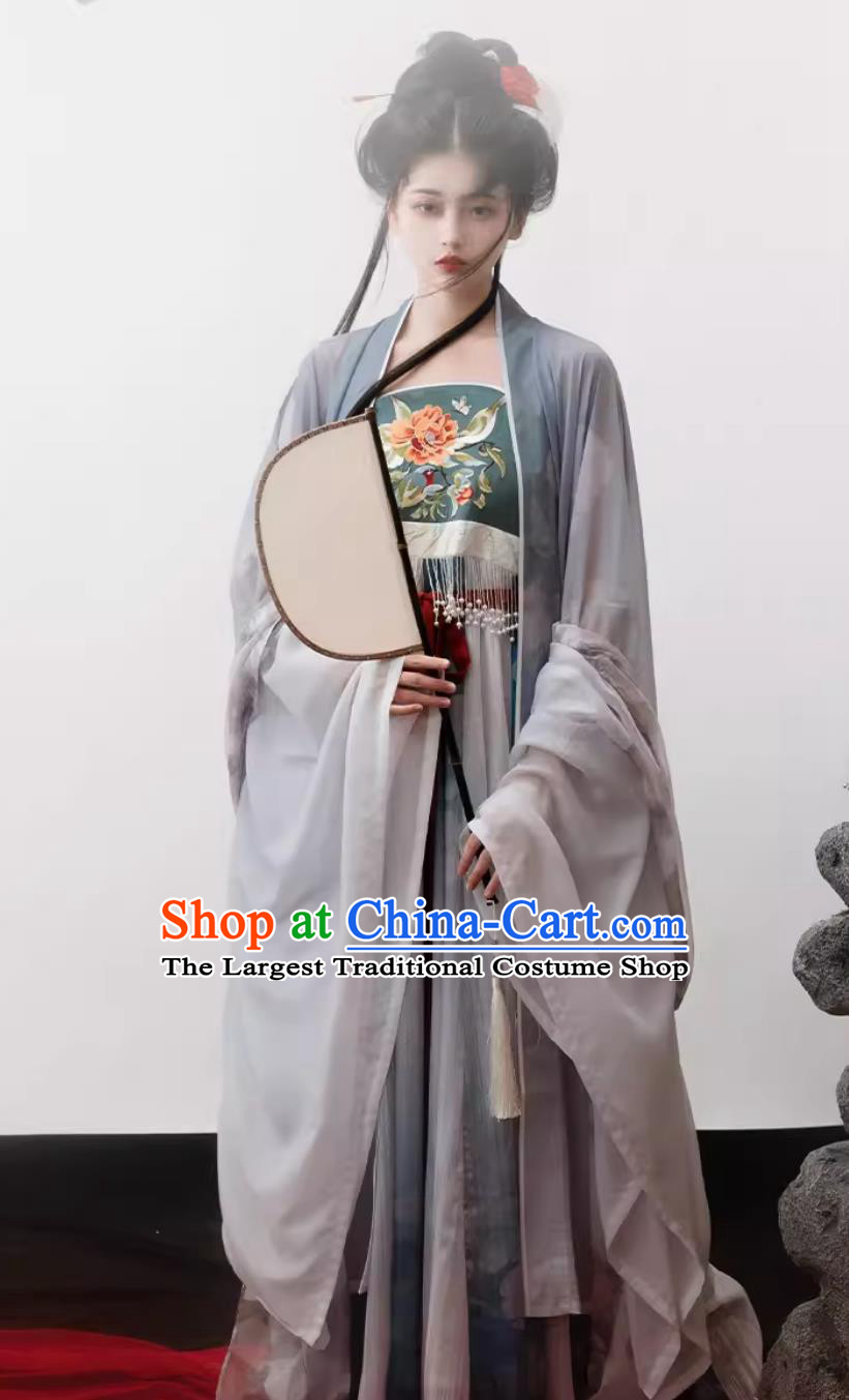Chinese Ancient Princess Costumes Travel Photography Clothing Traditional Hanfu Tang Dynasty Hezi Dress
