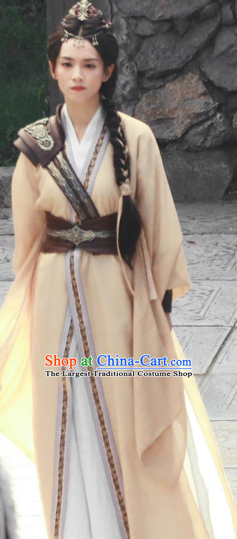 Ancient China Ming Dynasty Swordswoman Clothing TV Series A Journey To Love Heroine Chu Yue Dress