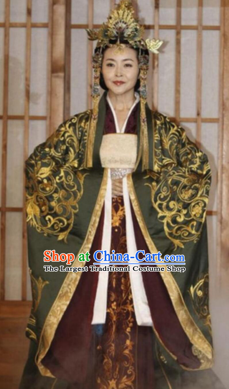 Chinese TV Series Nirvana in Fire Emperor Yan Garment Traditional Hanfu Southern and Northern Dynasties Royal Queen Costume
