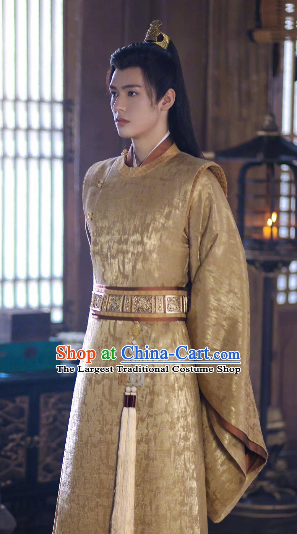 Ancient China Royal King Clothing Traditional Male Hanfu TV Series The Legend of An Le Crown Prince Han Ye Costume