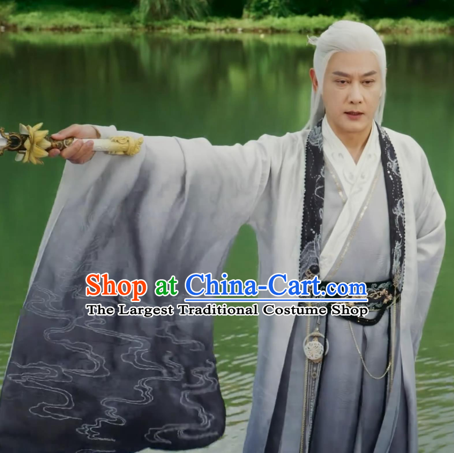 Chinese TV Drama Dashing Youth Kung Fu Master Li Chang Sheng Costume Ancient China Swordsman Clothing