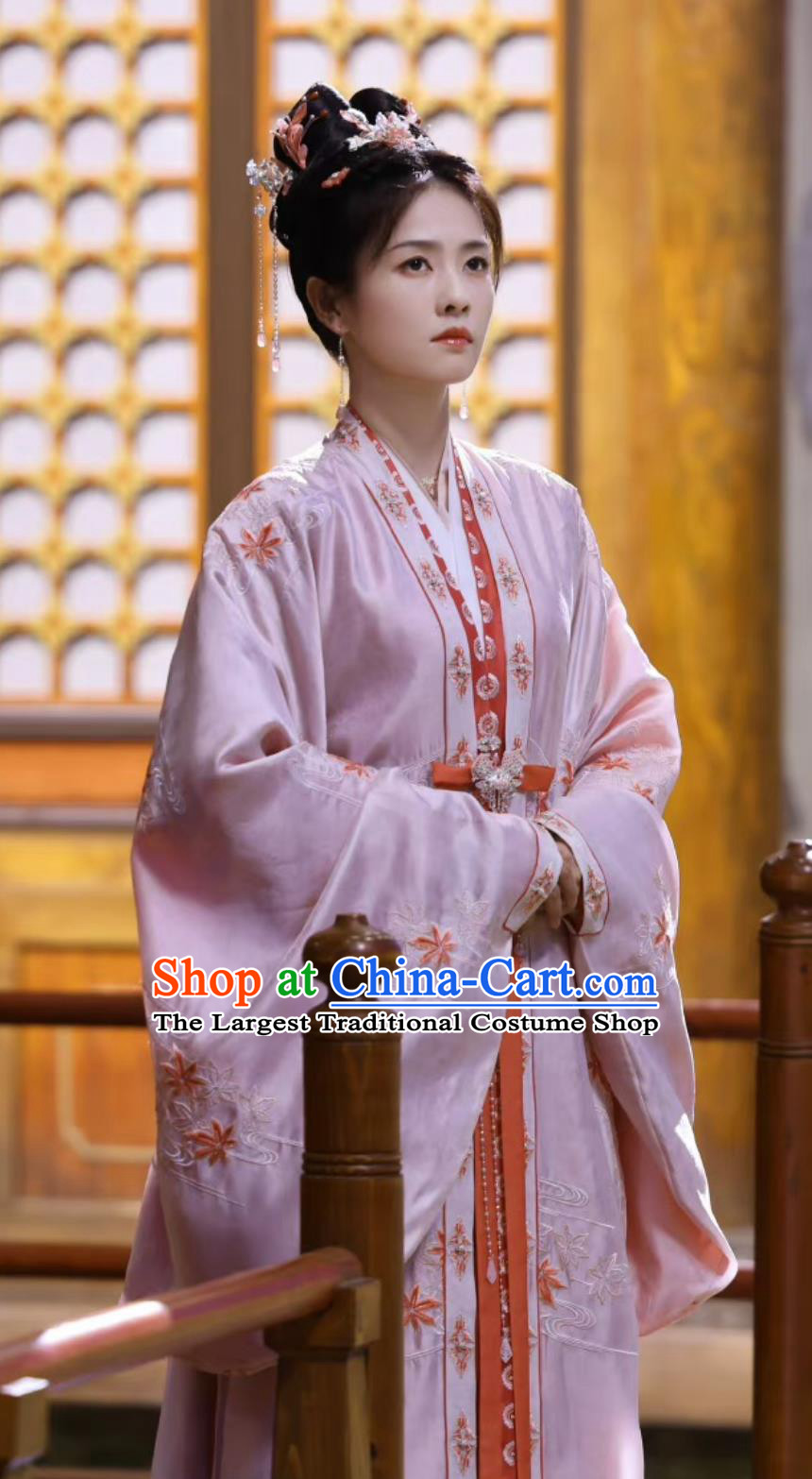 Chinese TV Drama Story of Kunning Empress Jiang Xue Ning Hanfu Clothing Ancient China Palace Woman Dress Costumes
