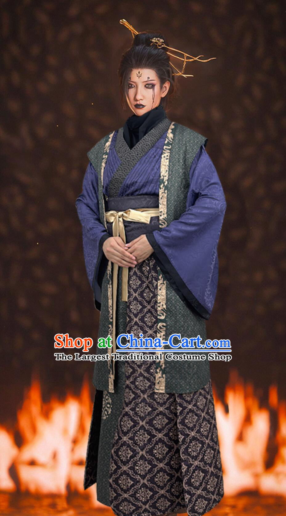 Black Myth Wukong Spider Fairy Sister Four Costume Ancient Chinese Woman Clothing