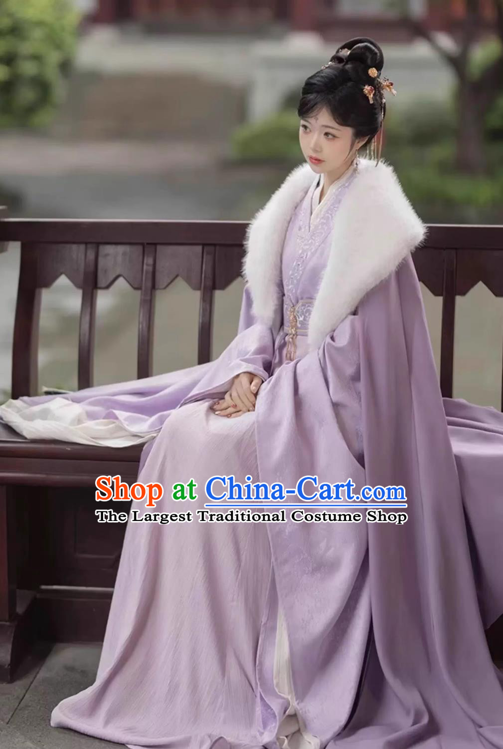 China Ancient Palace Princess Clothing Chinese Jin Dynasty Court Woman Costumes Traditional Purple Hanfu Dresses